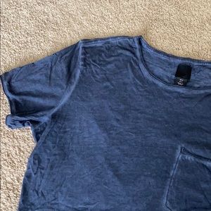 Dark Blue Washed H&M Tee